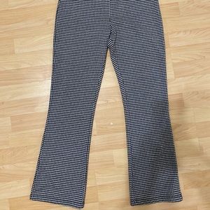 Urban Outfitters Houndstooth Ankle Flare Pants